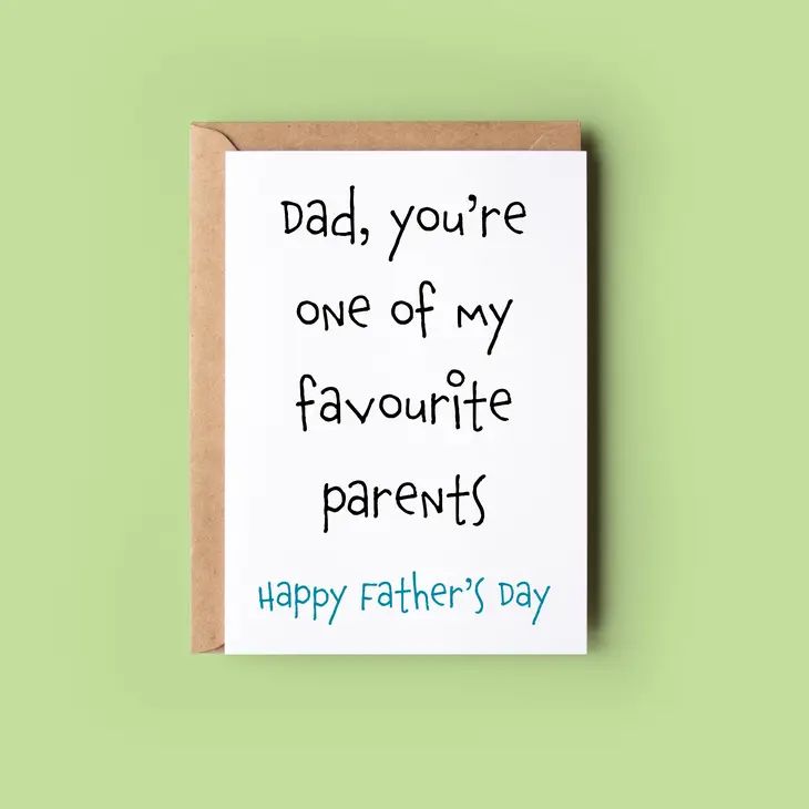 Quirky & Wonky Cards - One of My Favourite Parents