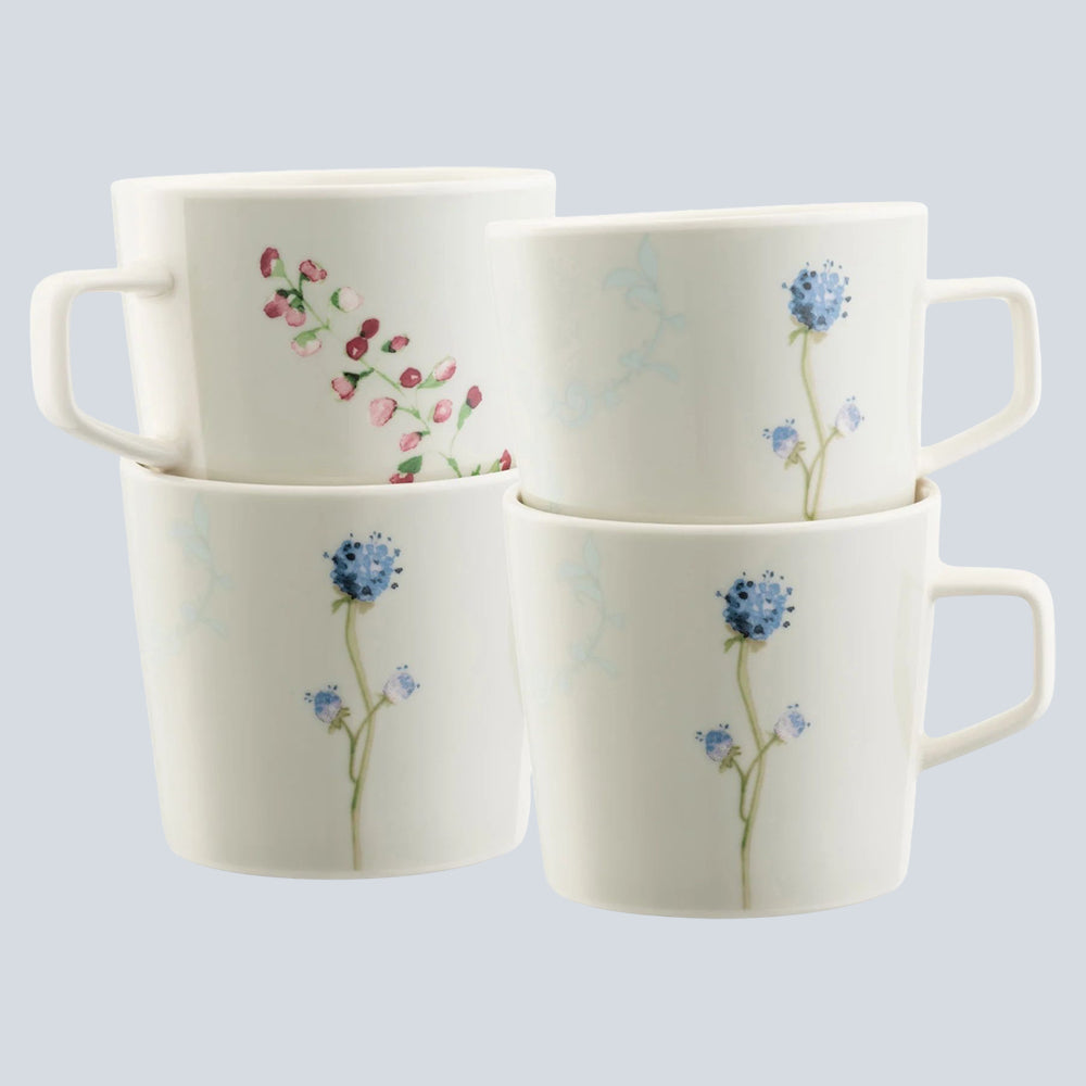 Aynsley - Camille Pale Jade Set of 4 Mugs