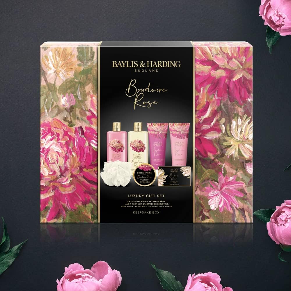 Baylis & Harding Boudoire Rose Keep Sake Box Set