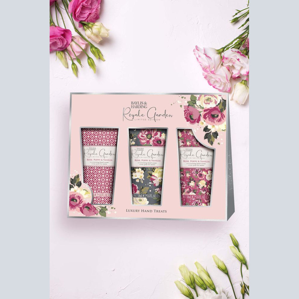 Baylis & Harding Royal Garden Assorted 3 Hand Cream Set