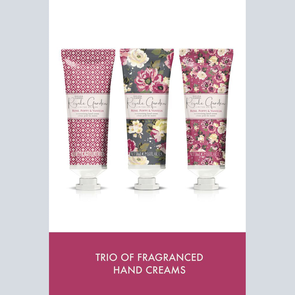 Baylis & Harding Royal Garden Assorted 3 Hand Cream Set