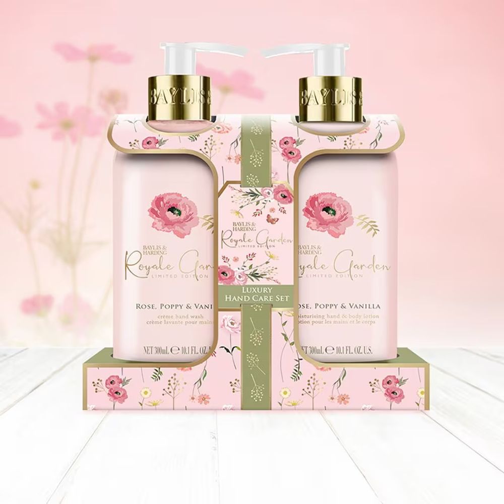 Baylis & Harding Royale Garden Rose Poppy & Vanilla Handcare Gift Set