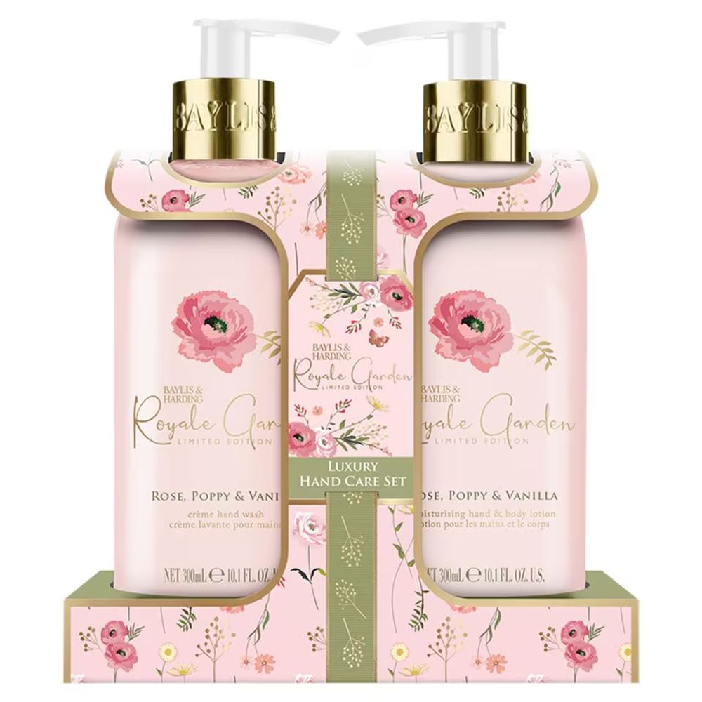 Baylis & Harding Royale Garden Rose Poppy & Vanilla Handcare Gift Set