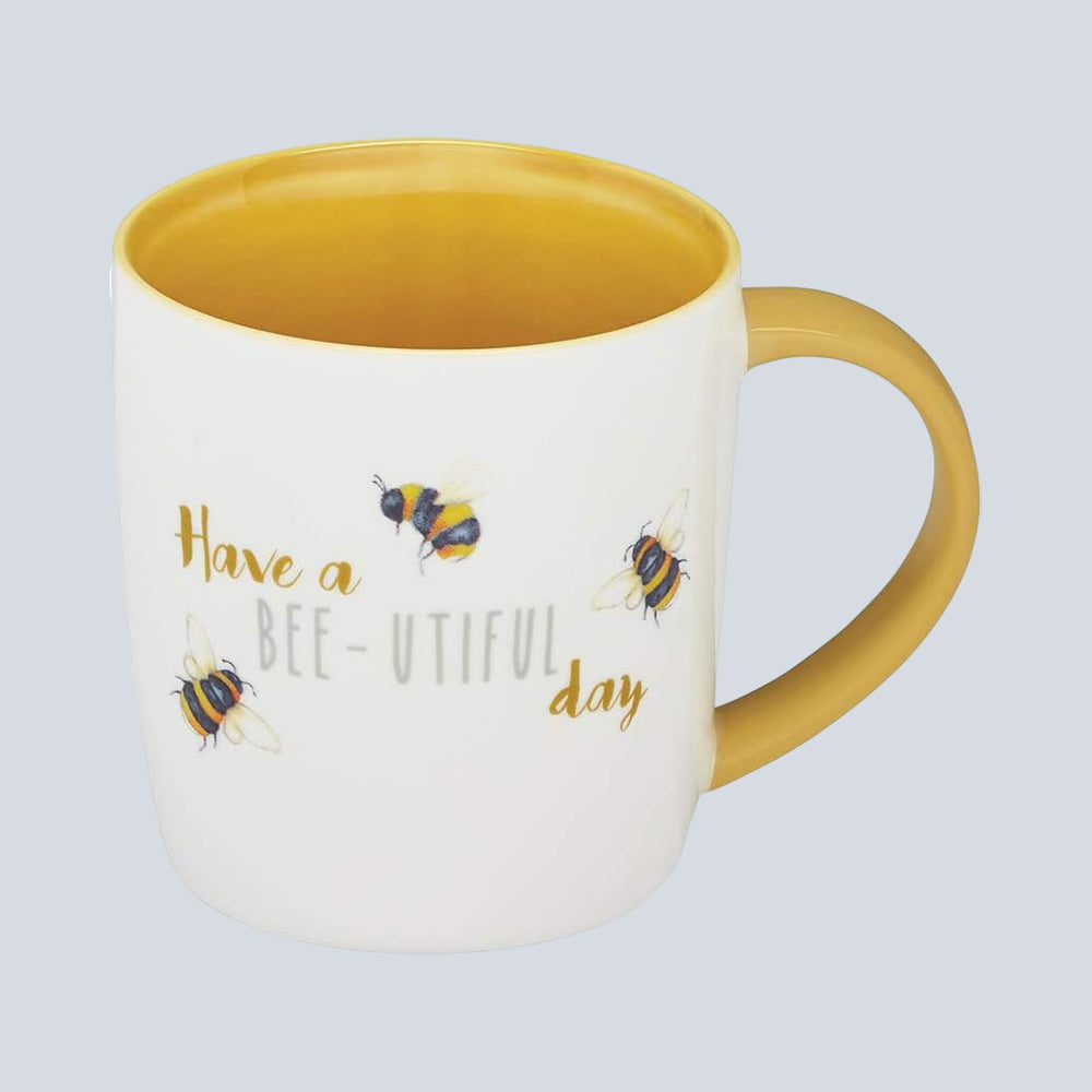 Cooksmart - Bumble Bees - China Barrel Mug - Bee-utiful