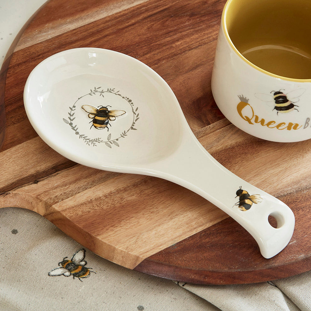 Cooksmart - Bumble Bees - Ceramic Spoon Rest