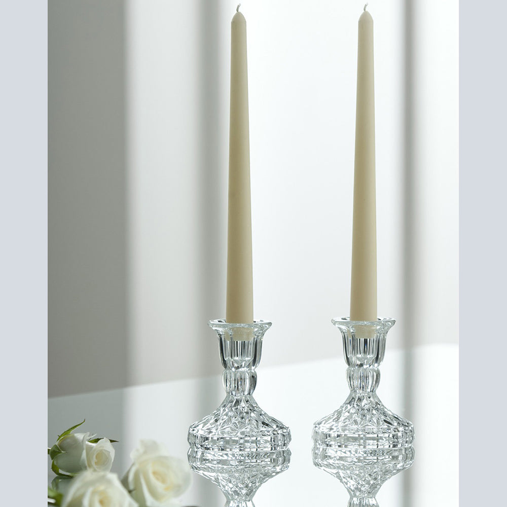 Galway Crystal - Ashford 4'' Candlestick pair