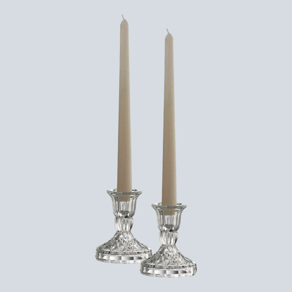 Galway Crystal - Ashford 4'' Candlestick pair