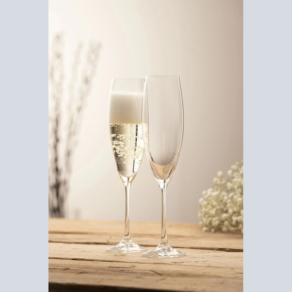 Galway Crystal - Elegance Champagne-Prosecco Glass Pair