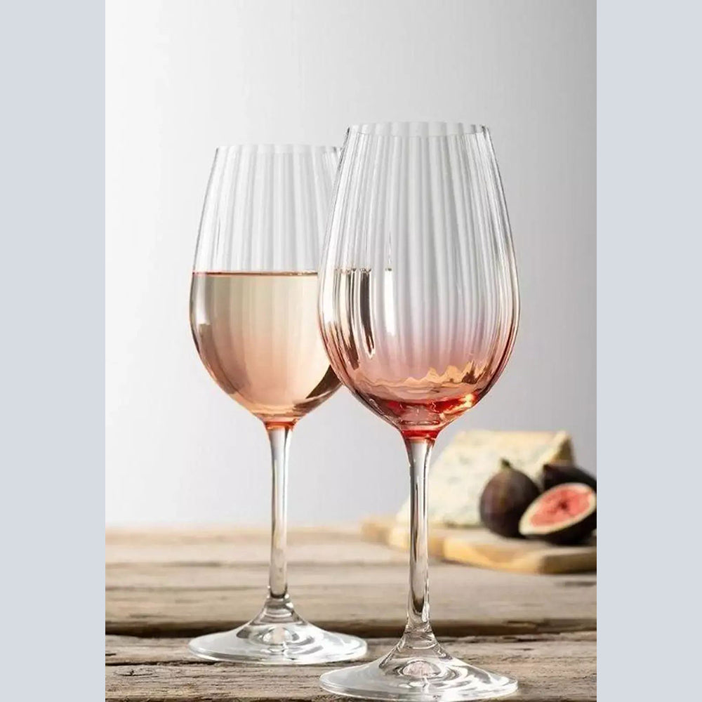 Galway Crystal - Erne Wine Glass Pair Blush