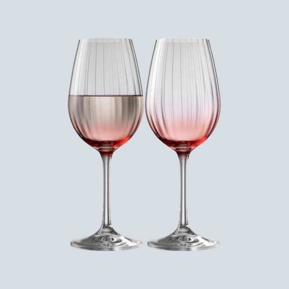 Galway Crystal - Erne Wine Glass Pair Blush