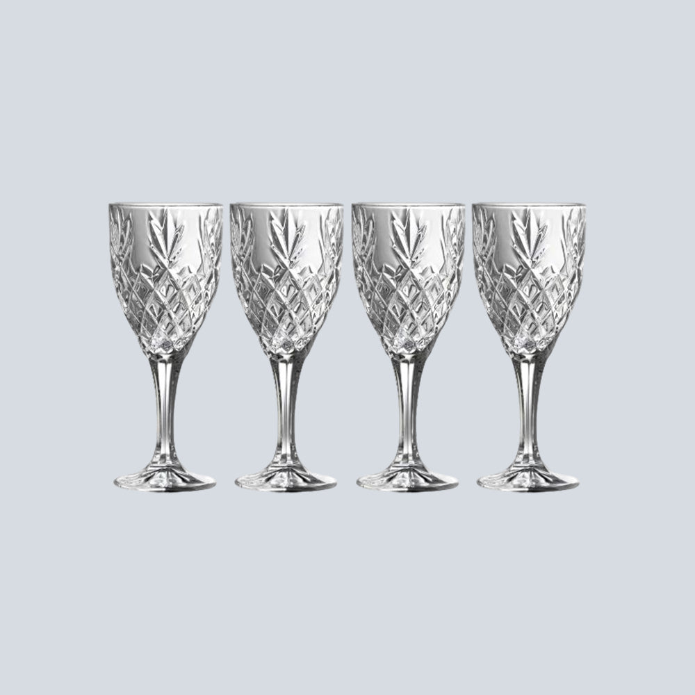 Galway Crystal - Renmore Goblet Glass Set of 4