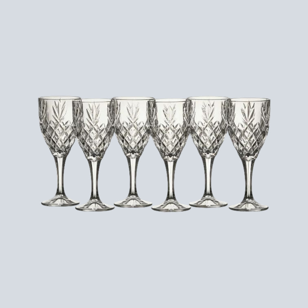 Galway Crystal - Renmore Goblet Glass Set of 6