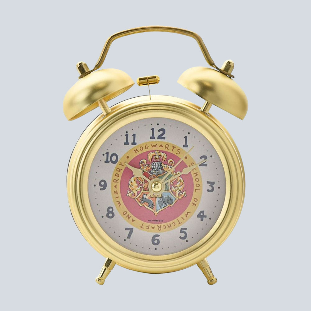 Harry Potter Charms Alarm Clock - Hogwarts Crest