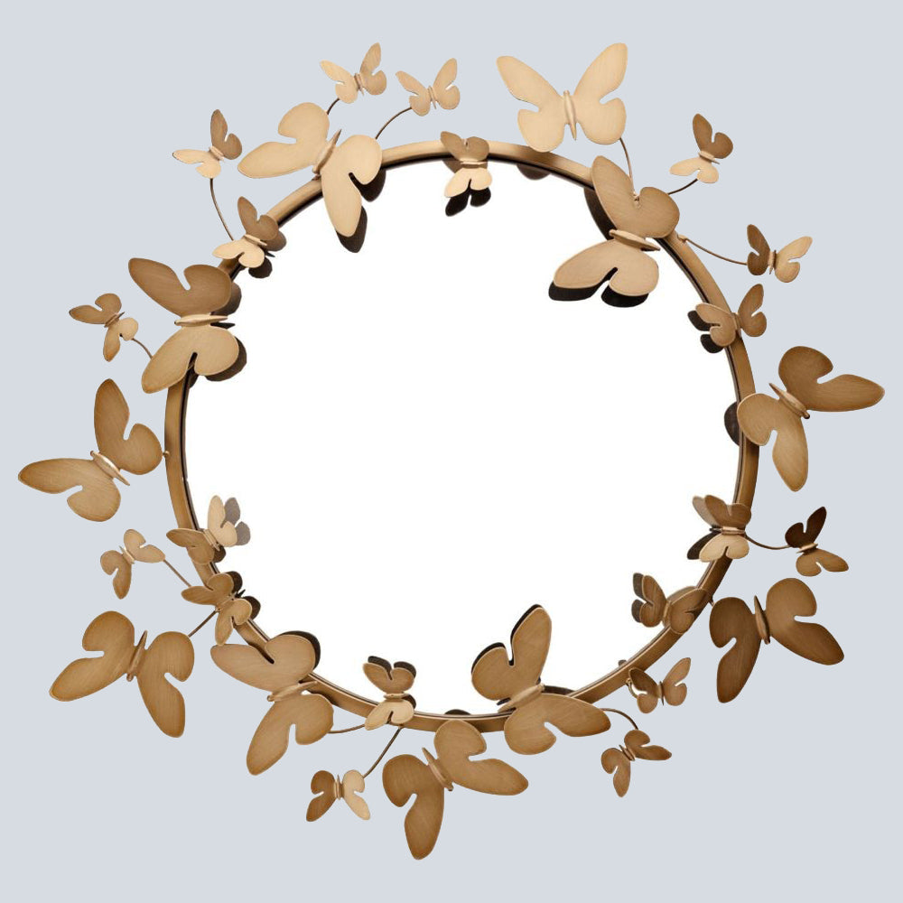 Hestia Gold Butterfly Mirror