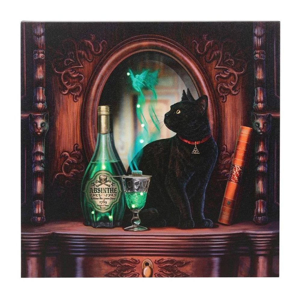 Lisa Parker - Absinthe Light Up Canvas Plaque