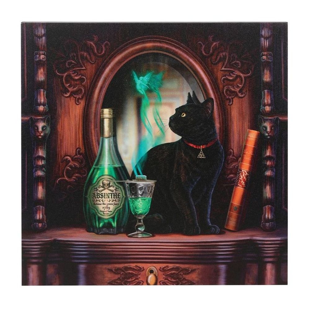 Lisa Parker - Absinthe Light Up Canvas Plaque