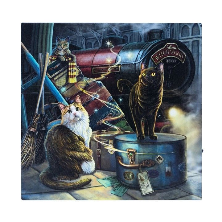 Lisa Parker - Witchwood Express Light Up Canvas Plaque