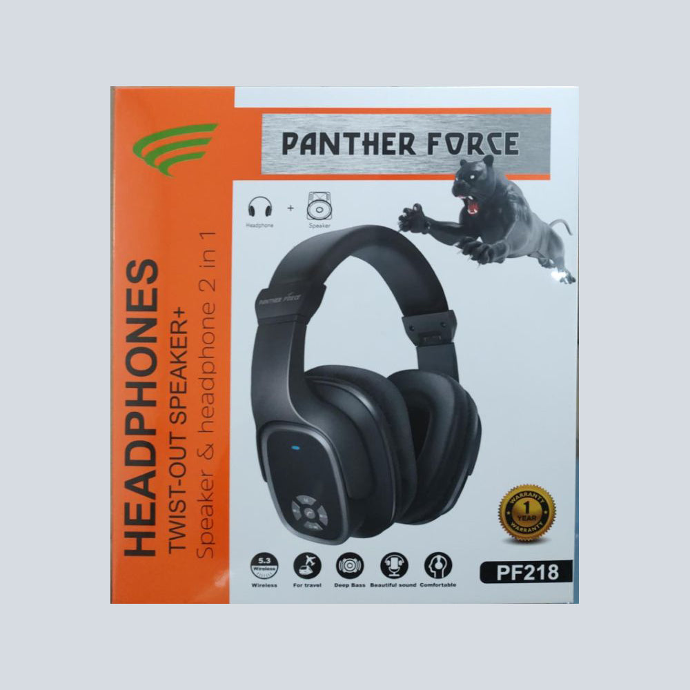 Panther Force - Wireless Bluetooth Headphone + Twistout Speaker