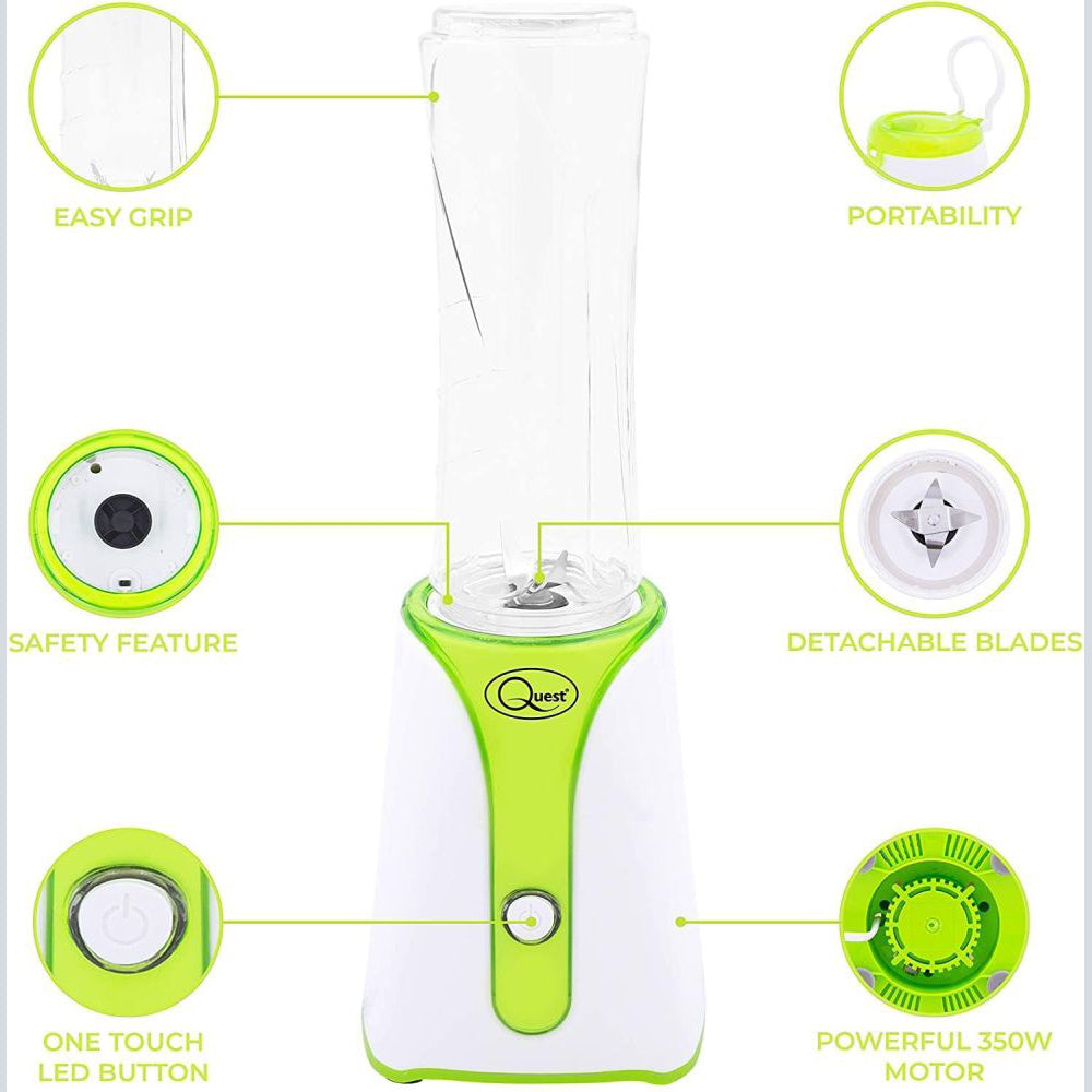 Quest Personal Blender BPA Free Green & White