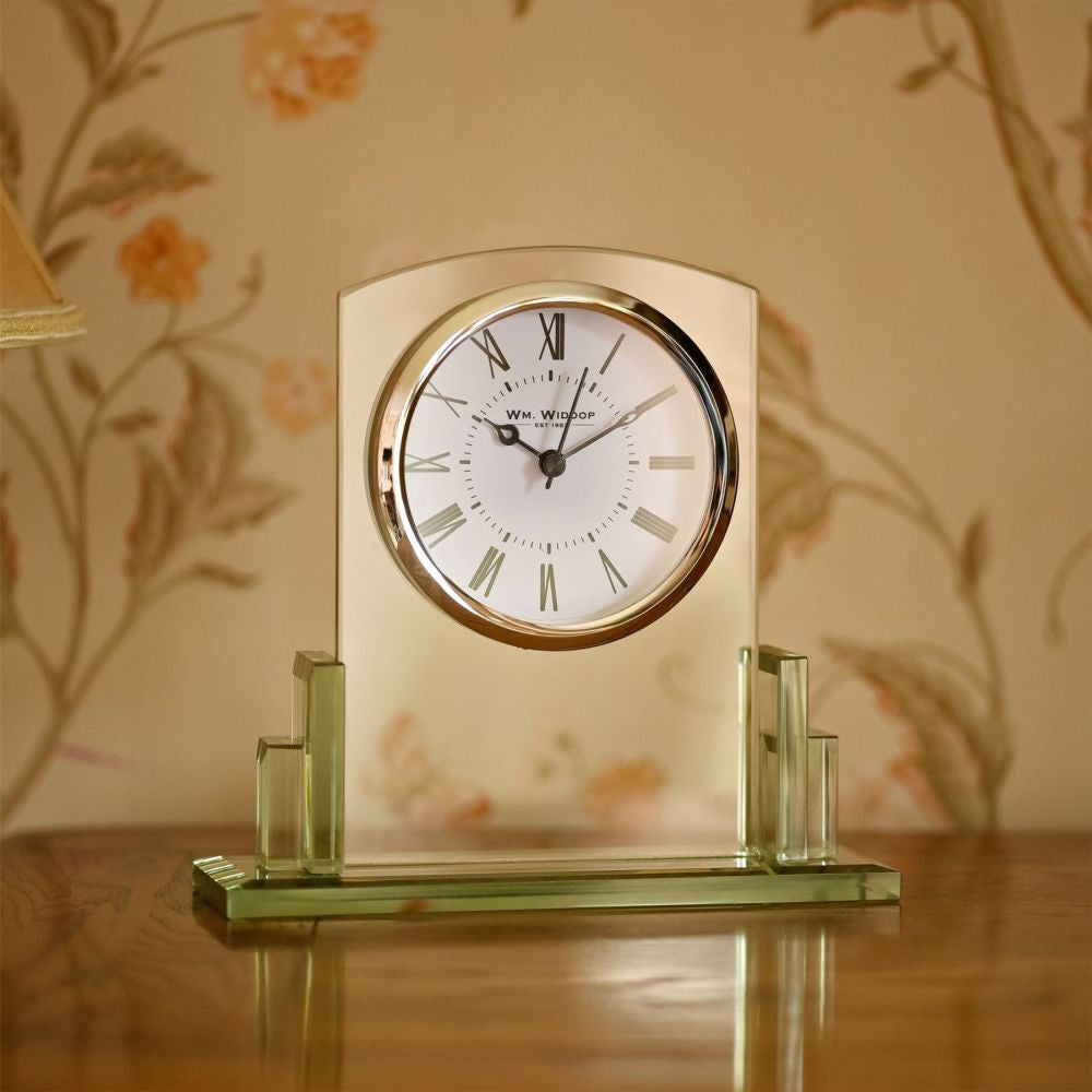 Mantel Clock - Square Glass