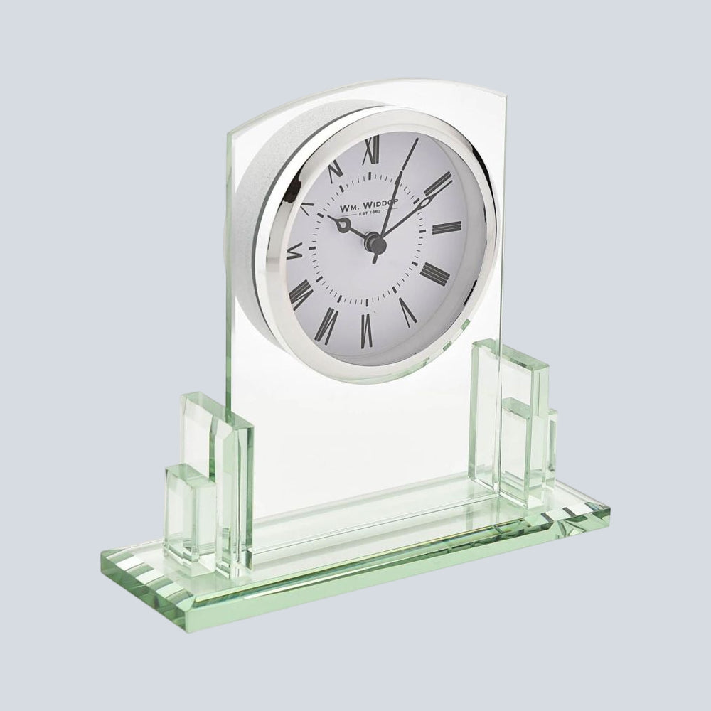 Mantel Clock - Square Glass