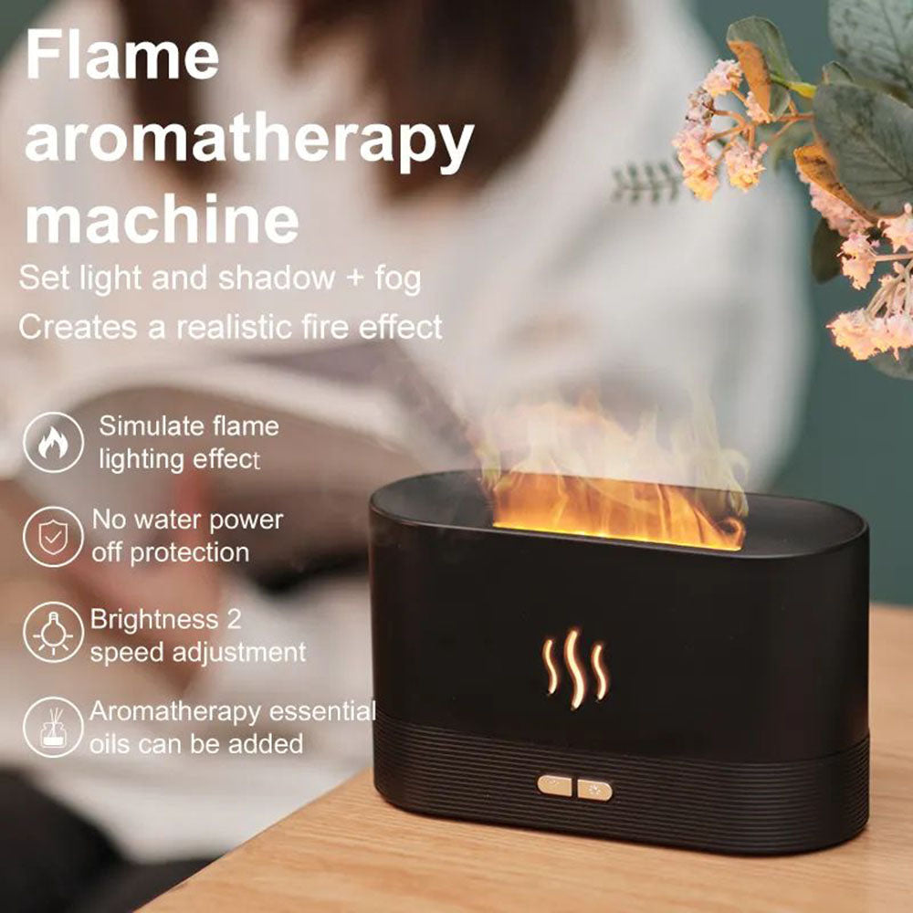 Mystic Falls Aromatherapy Flame Ultrasonic Diffuser