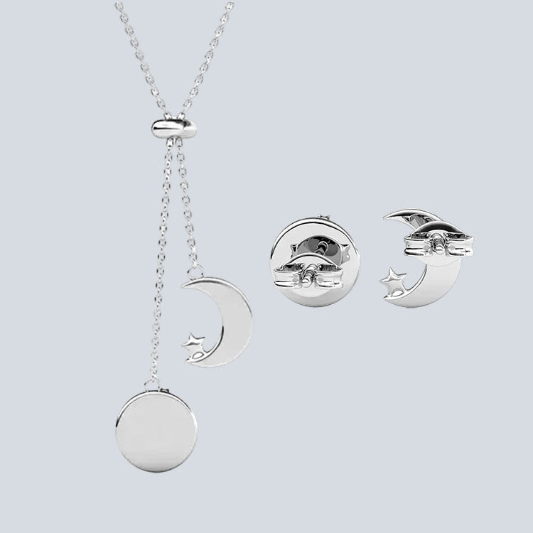 Women's Campbell & Rodgers Meteor Earrings & Pendant Set with Swarovski Crystals