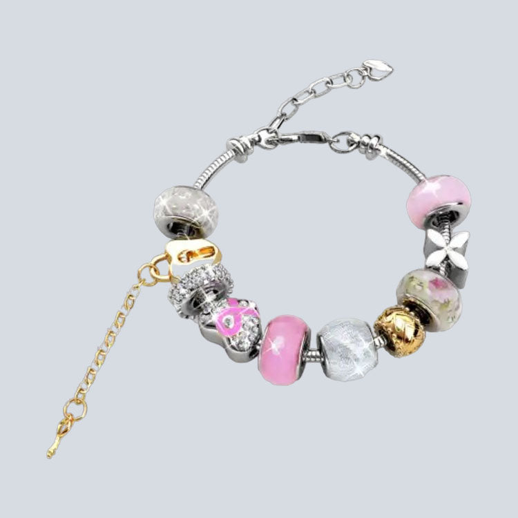 Women's Campbell & Rodgers Mylady Charm Bracelet with Swarovski Crystals