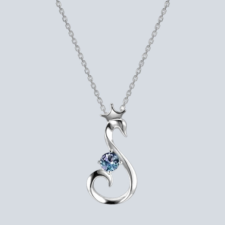 Women's Campbell & Rodgers Printsessa Swan Alexandrite Pendant
