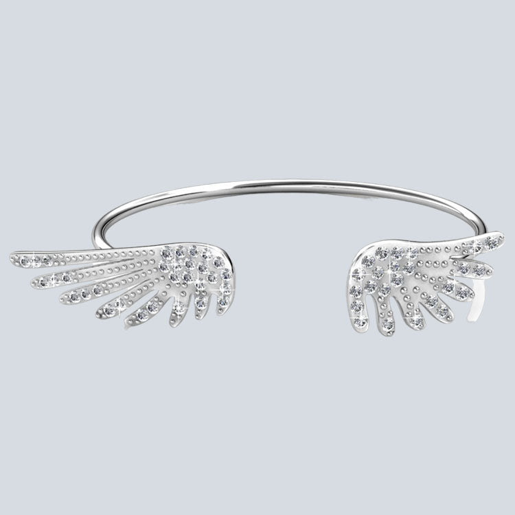 Women's Campbell & Rodgers Wings Bracelet with Swarovski Crystals