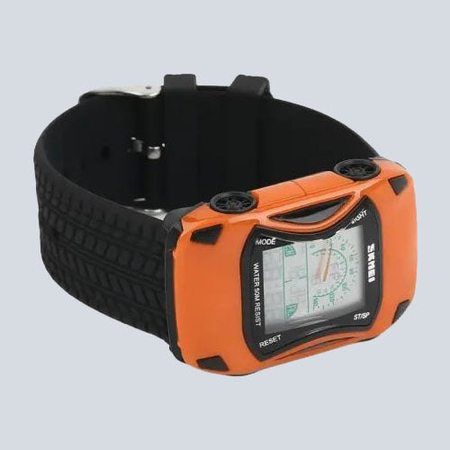 Kid's SKMEI 1690 Waterproof Car Shaped Alarm Watch