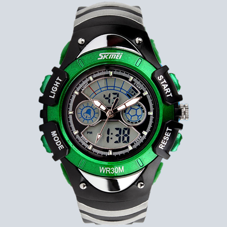 Kids SKMEI 8990 Dual Time Water Resistant Sports Watch