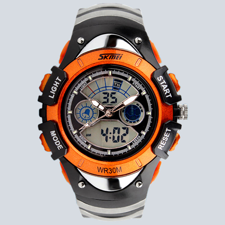 Kids SKMEI 8990 Dual Time Water Resistant Sports Watch