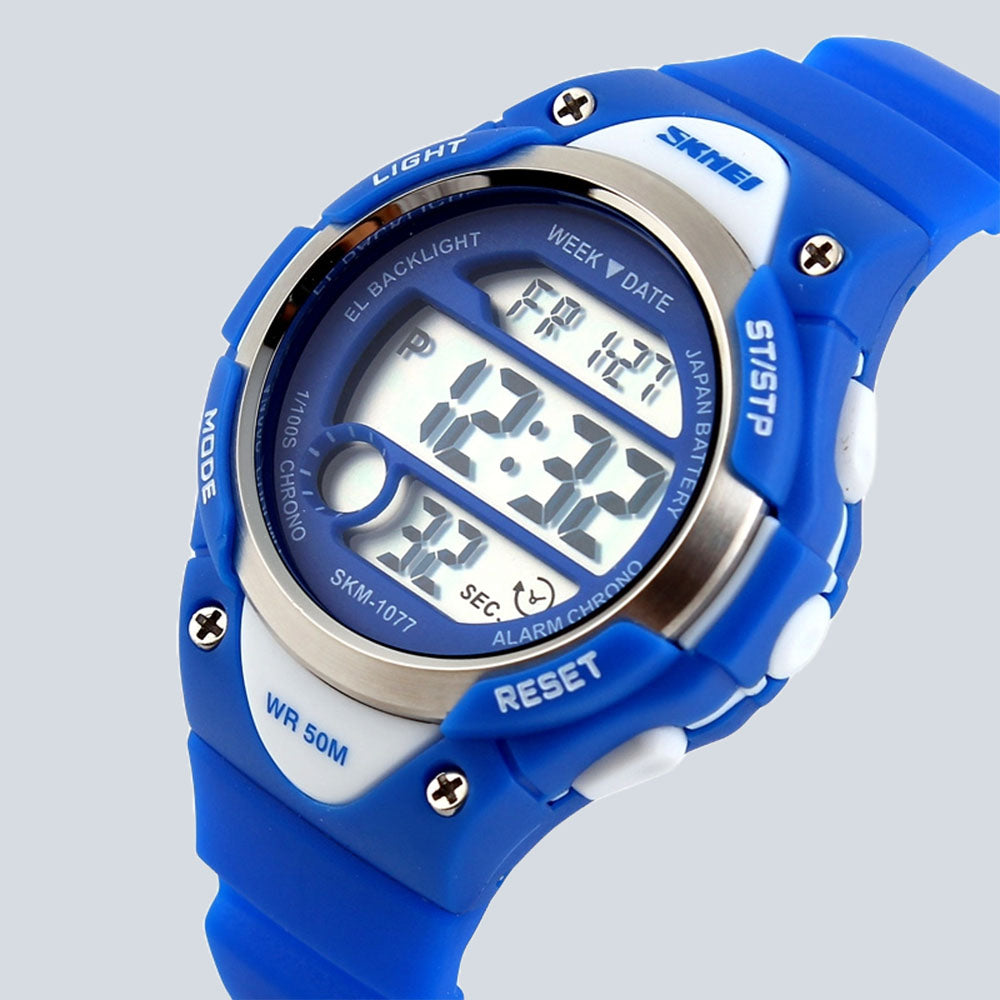 Kids SKMEI 7701 Water Resistant Alarm Digital Watch