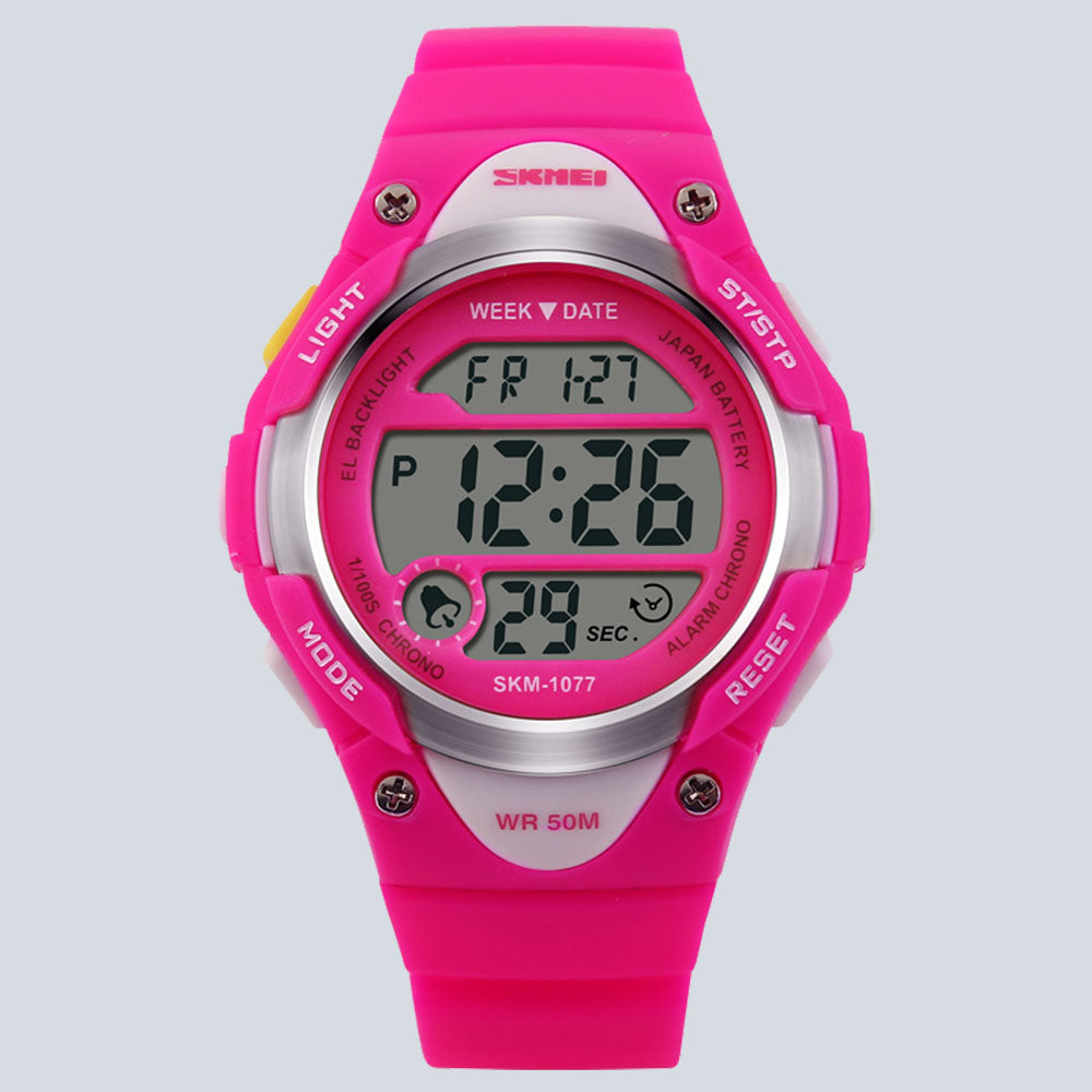 Kids SKMEI 7701 Water Resistant Alarm Digital Watch