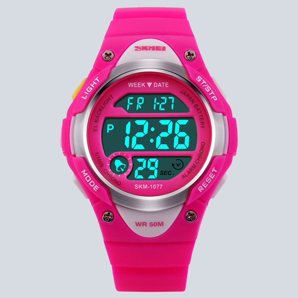 Kids SKMEI 7701 Water Resistant Alarm Digital Watch