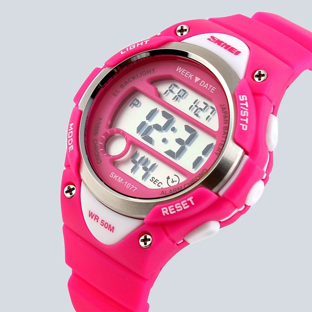 Kids SKMEI 7701 Water Resistant Alarm Digital Watch