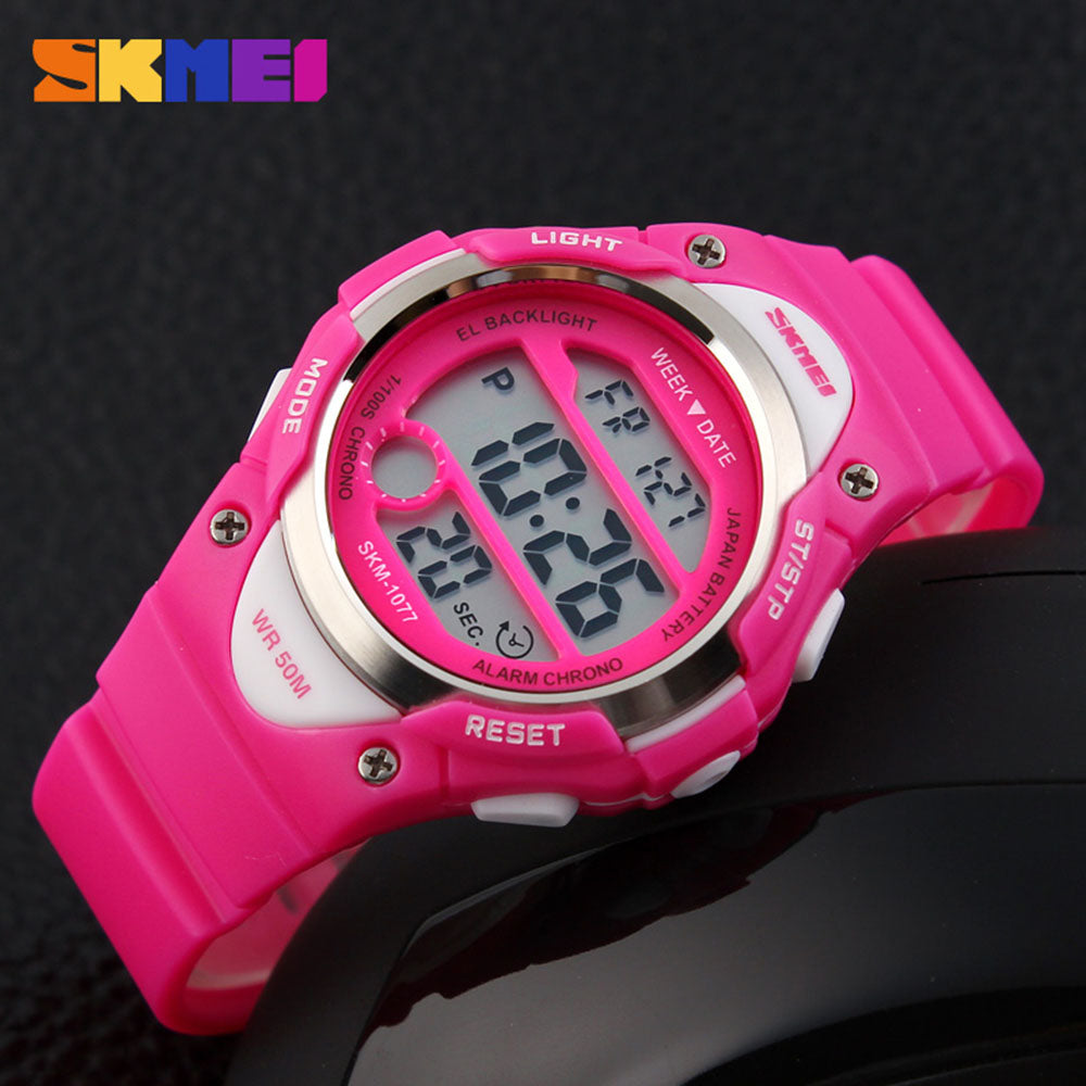 Kids SKMEI 7701 Water Resistant Alarm Digital Watch