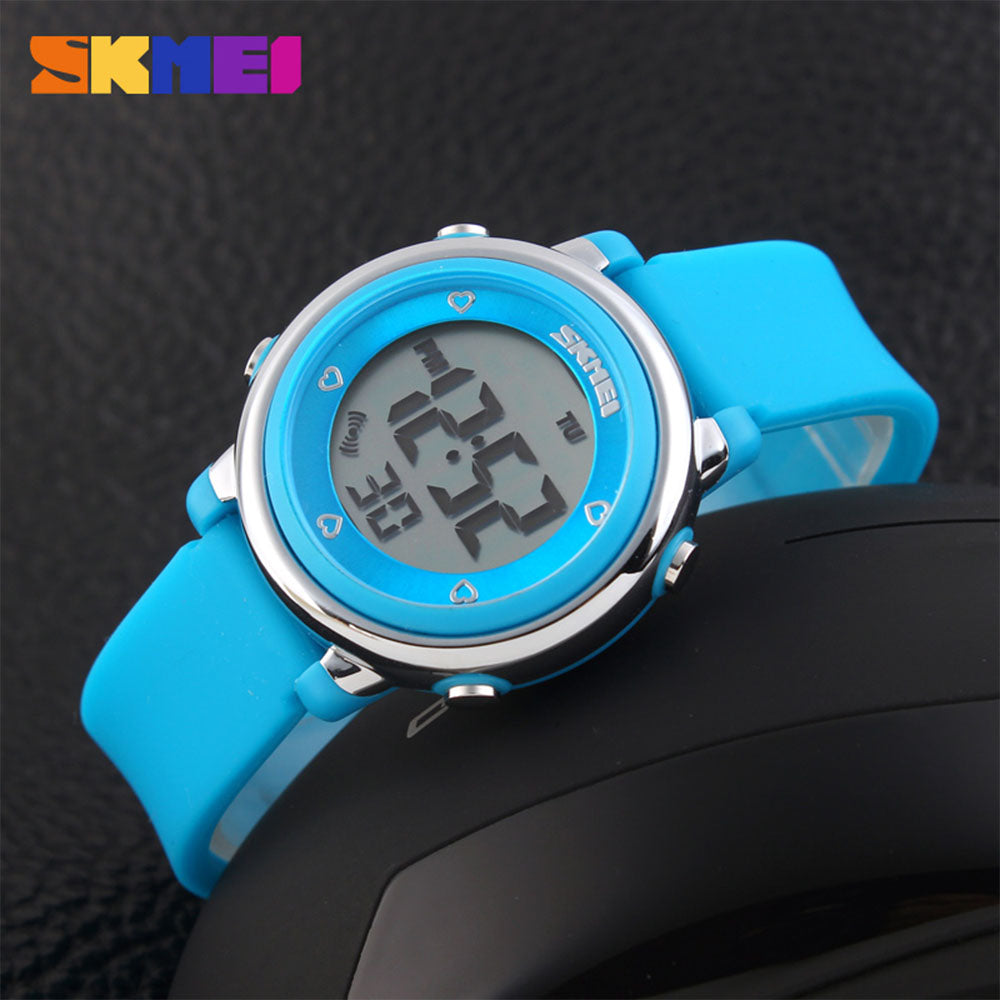 Kids SKMEI 0011 Digital Display Water Resistant Silicone Band Watch