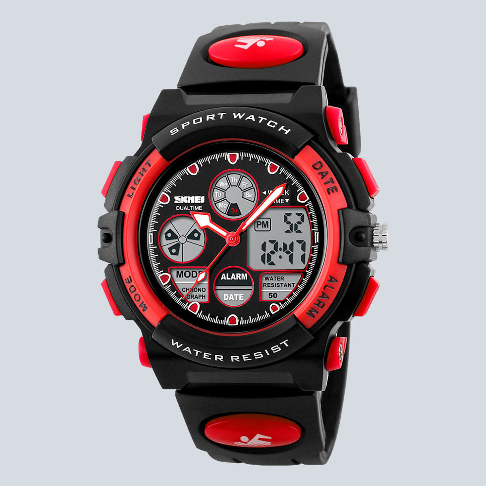 Kids SKMEI 3611 Fashion Digital Swimming Dual Display Sports Watch