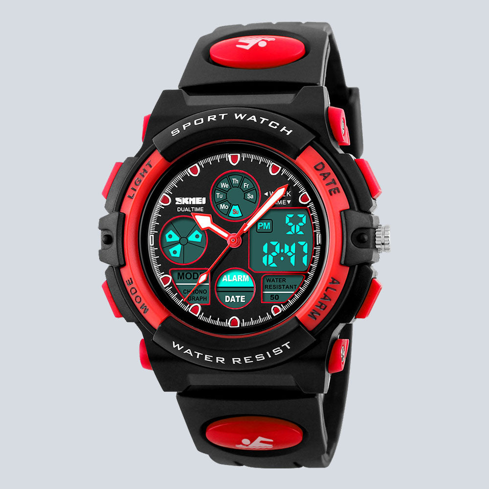 Kids SKMEI 3611 Fashion Digital Swimming Dual Display Sports Watch