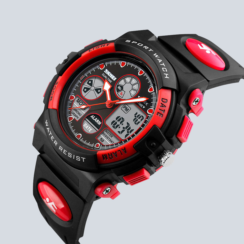 Kids SKMEI 3611 Fashion Digital Swimming Dual Display Sports Watch