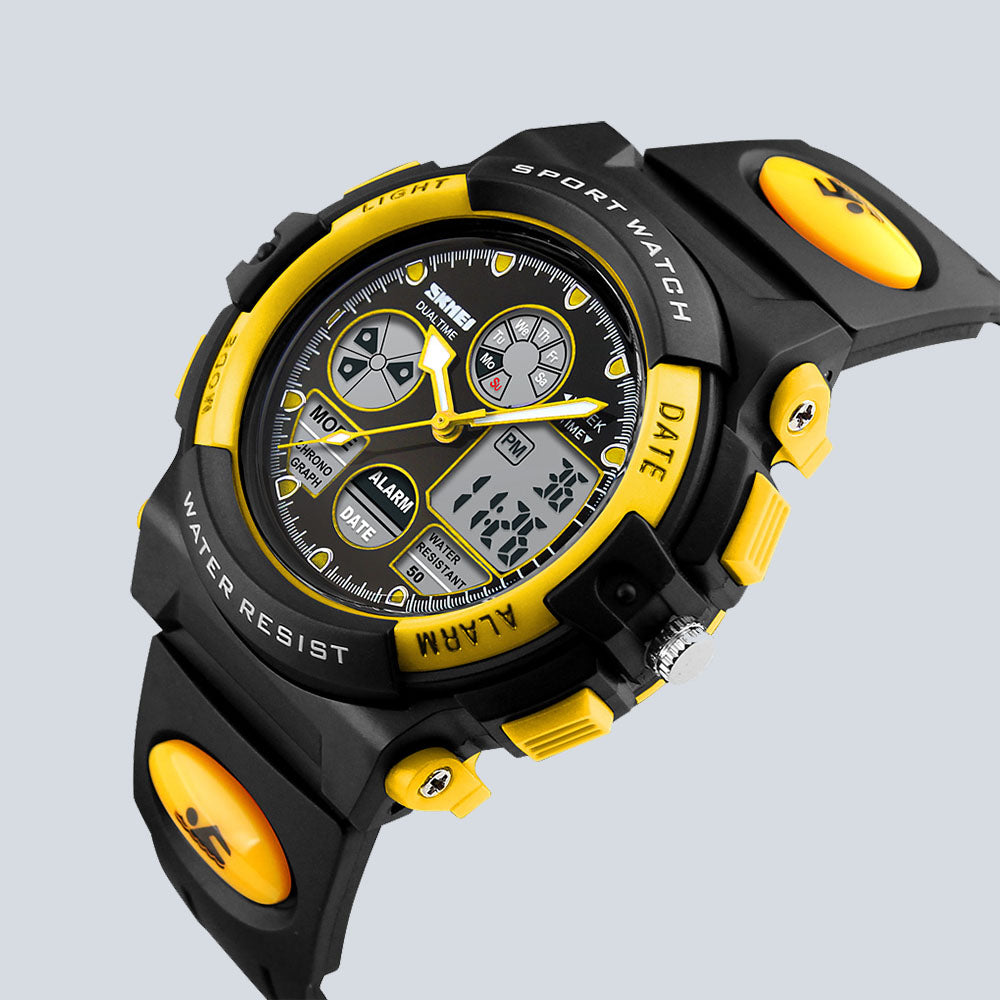 Kids SKMEI 3611 Fashion Digital Swimming Dual Display Sports Watch