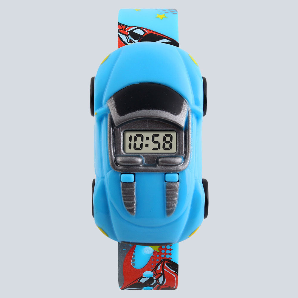 Kids SKMEI 1421 Cartoon Car Digital Watch