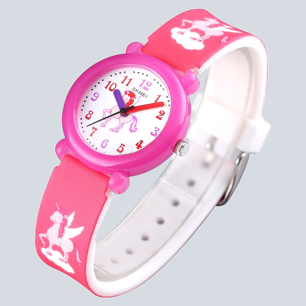 Kids SKMEI 1261 Cartoon Animal Silicone Strap Watch