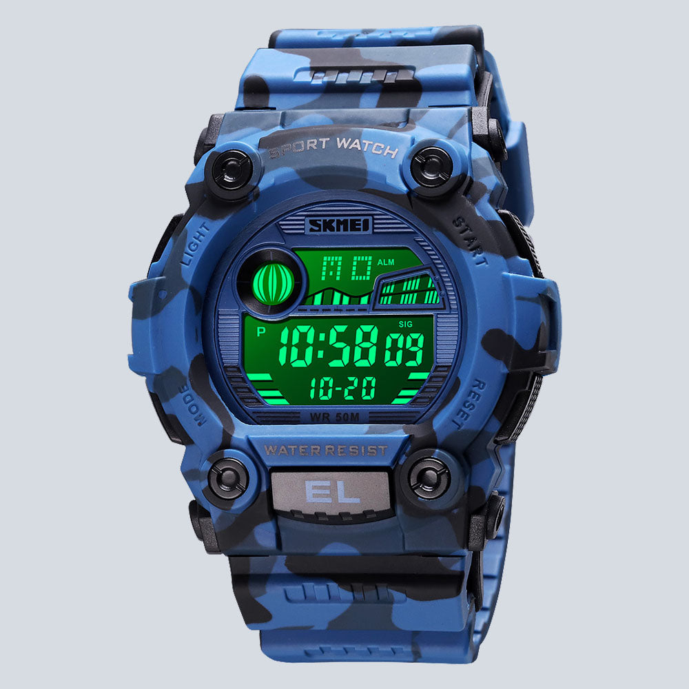 Kids SKMEI 5361 Original Camouflage Digital Wrist Watch