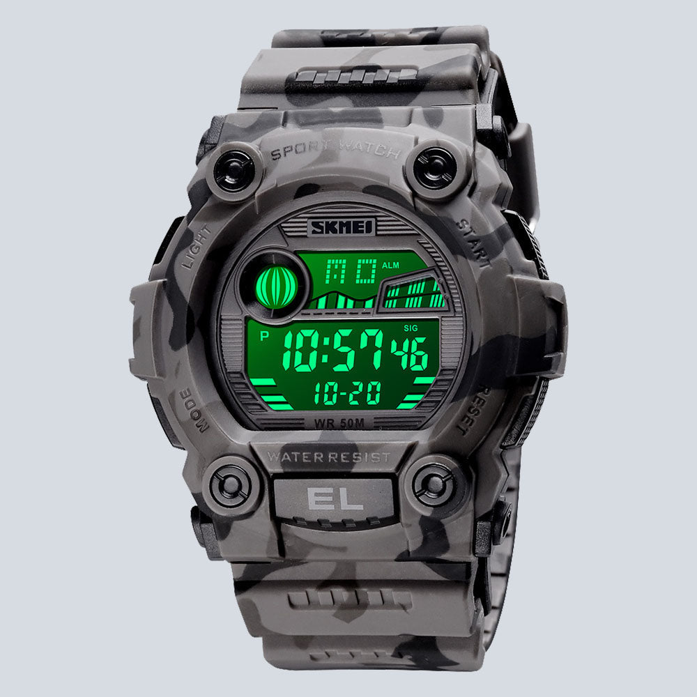 Kids SKMEI 5361 Original Camouflage Digital Wrist Watch