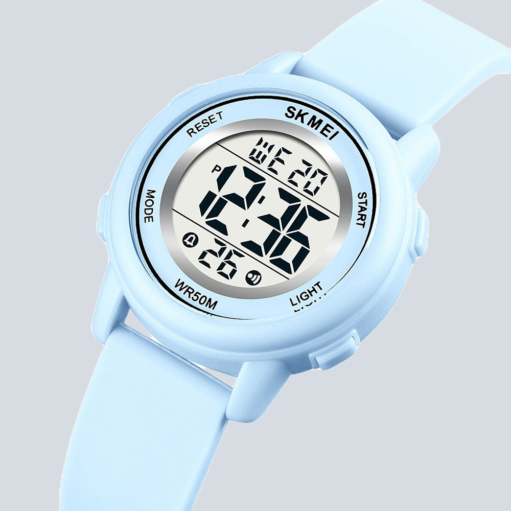 Kids SKMEI 1271 LED Digital Display Luminous Silicone Strap Watch