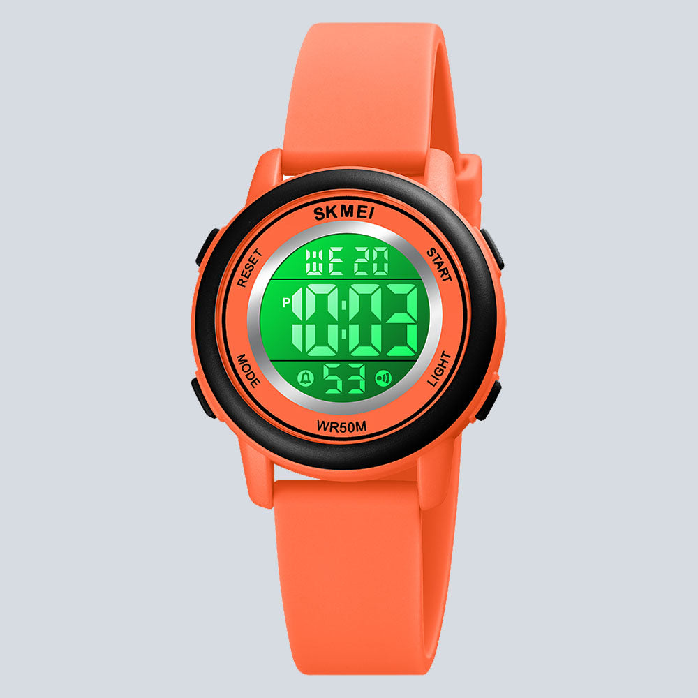 Kids SKMEI 1271 LED Digital Display Luminous Silicone Strap Watch