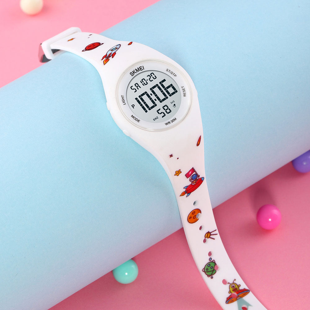 Kids SKMEI 5681 Cartoon Pattern Digital Watch